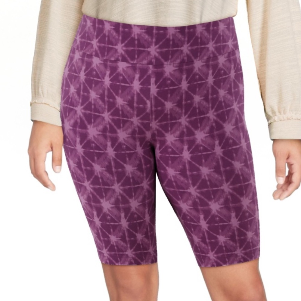 Terra & Sky Women’s Plus Biker Shorts, 9" Inseam